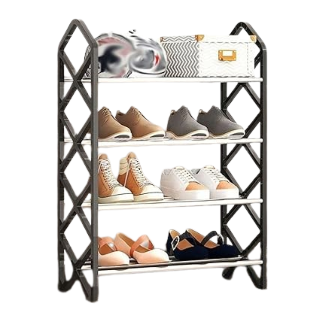 Organizador de Zapatos 4 Niveles Forma X – Orden y Estilo en tu Hogar